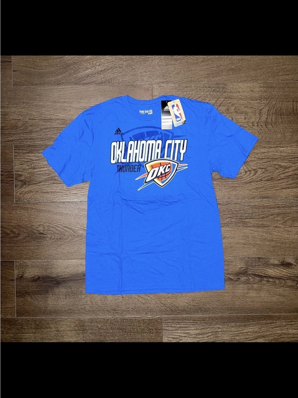 NBA Oklahoma City Thunder Blue Graphic Logo Tee